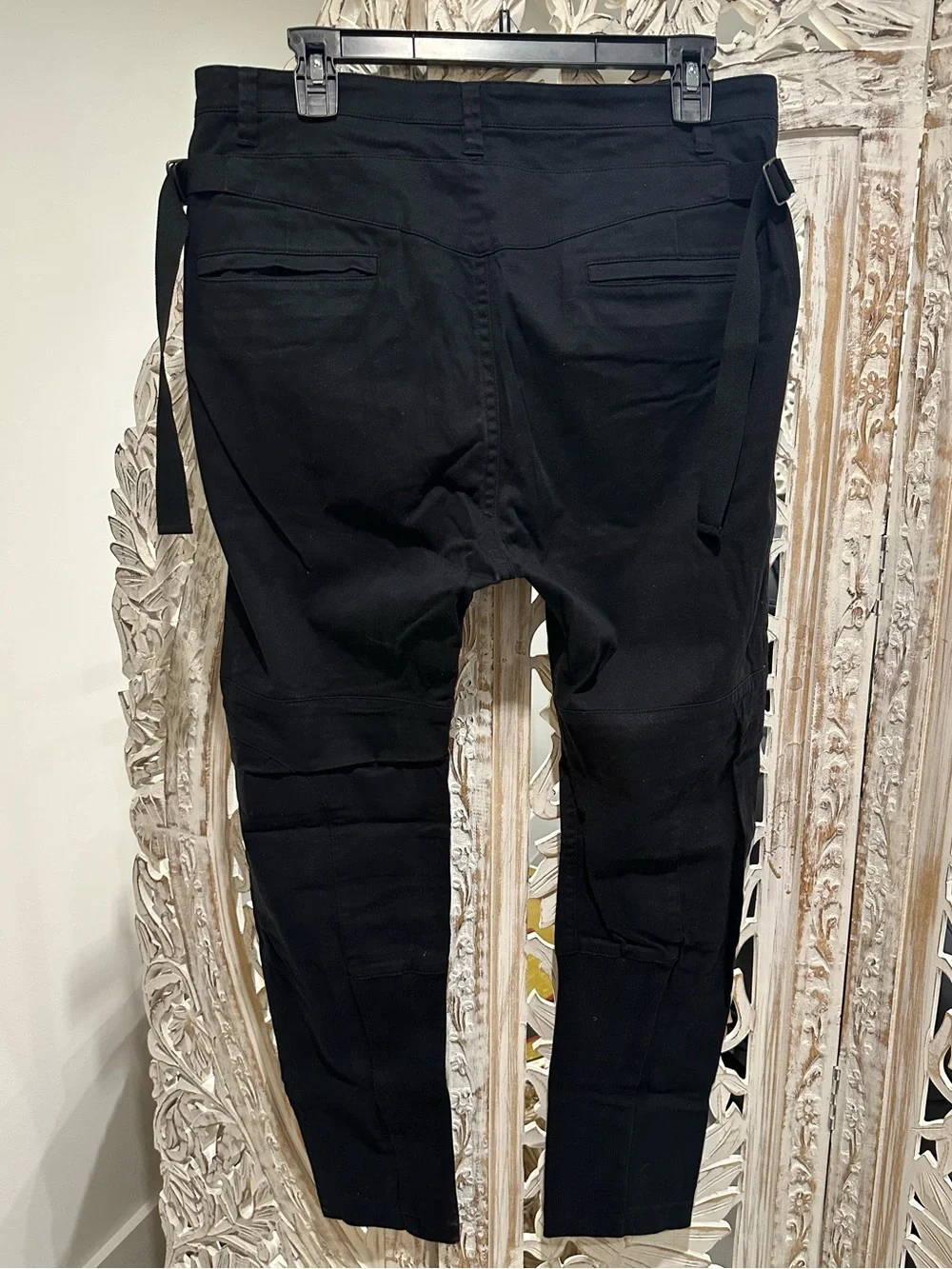 Helmut Lang Black Slim Chinos